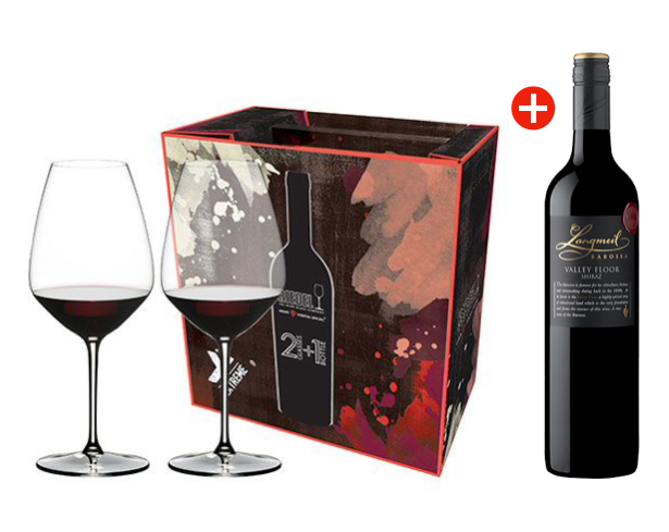 Riedel Shiraz Gift Box - 2 Glasses & 1 Wine